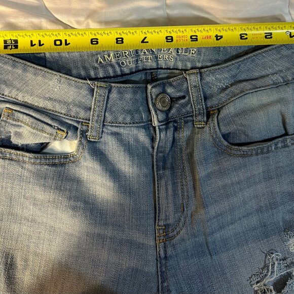American Eagle Size 4 Inseam 32 inches Hi-Rise Artist Strech Bootcut - Picture 3 of 11